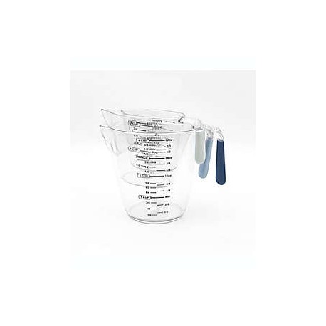 Tazas medidoras de poliestireno Simply Essential™ color gris