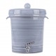 Filtro de agua de cerámica mediano Ecofiltro® 8L en gris a rayas