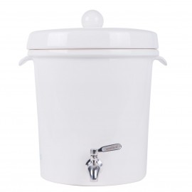 Filtro de agua de cerámica mediano Ecofiltro® 8L en blanco