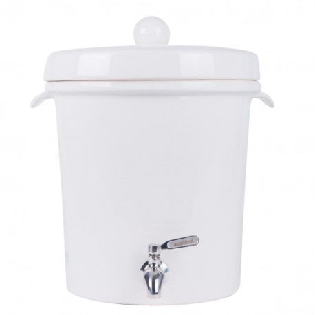 Filtro de agua de cerámica mediano Ecofiltro® 8L en blanco