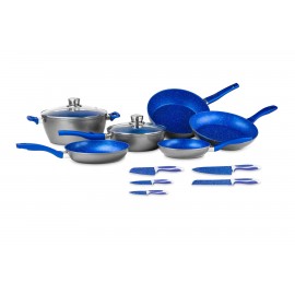 Batería Flavorstone® Family Set color azul, 13 piezas