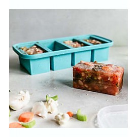 Charola para hielo de silicón Souper Cubes™ de 1 taza color aqua