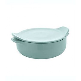 Refractario redondo de cerámica KitchenAid® de 2.36 L color verde agua
