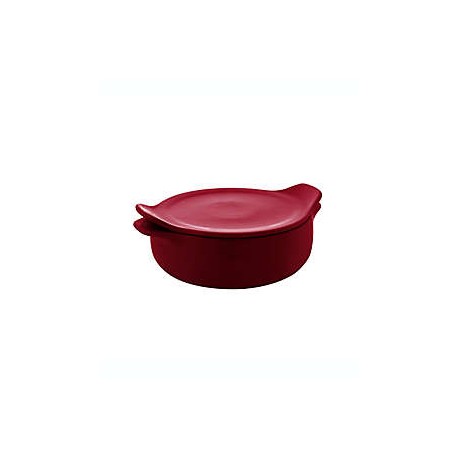 Refractario redondo de cerámica KitchenAid® de 2.36 L color rojo