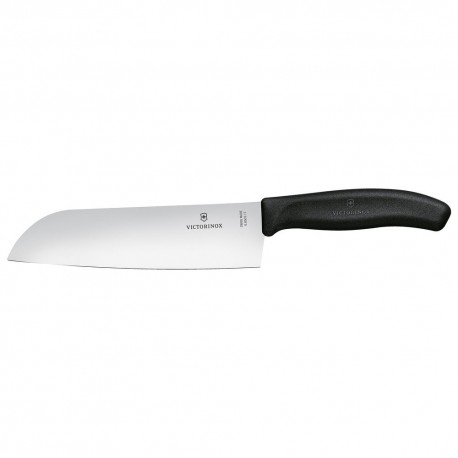 Cuchillo santoku de acero inoxidable Victorinox® color negro