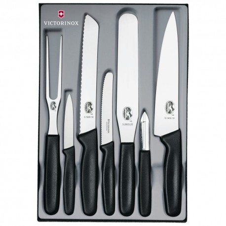Set de cuchillos profesionales de acero inoxidable Victorinox®, 7 piezas