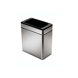Bote de basura abierto de acero inoxidable Simplehuman®, 10 L
