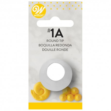 Boquilla redonda para manga pastelera de acero inoxidable Wilton®