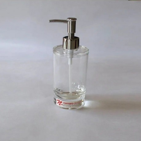 Dispensador de jabón de acrílico Namaro Design® transparente