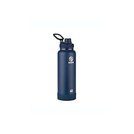 Botella aislada Takeya® Actives de acero inoxidable de 1.18 L color azul media noche