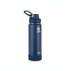 Botella aislada de acero inoxidable Actives Takeya® de 709.76 mL en azul media noche