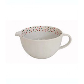 Tazón para mezclar de cerámica H for Happy™ navideño, color blanco