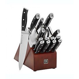 Cuchillos autoafilantes de acero inoxidable J.A. Henckels International Forged Accent,16 piezas