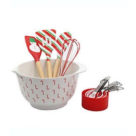 Set de utensilios para hornear H for Happy™ navideños, 7 piezas