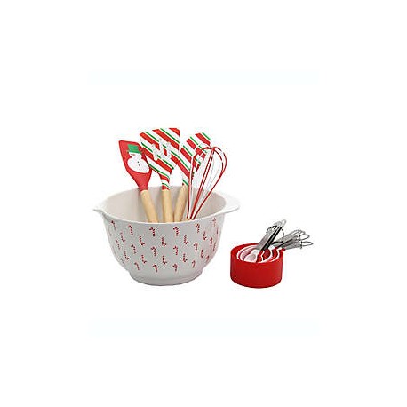 Set de utensilios para hornear H for Happy™ navideños, 7 piezas