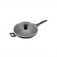 Sartén de aluminio con tapa TFAL® color carbón de 33 cm