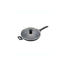 Sartén de aluminio con tapa TFAL® color carbón de 33 cm