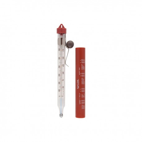 Termómetro Taylor® para caramelo/aceite para freír en rojo