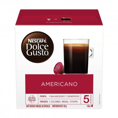 Cápsulas de café americano Nescafé® Dolce Gusto®