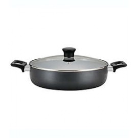 Cacerola de aluminio antiadherente para saltear T-Fal® Pure Cook color negro de 4.73 L