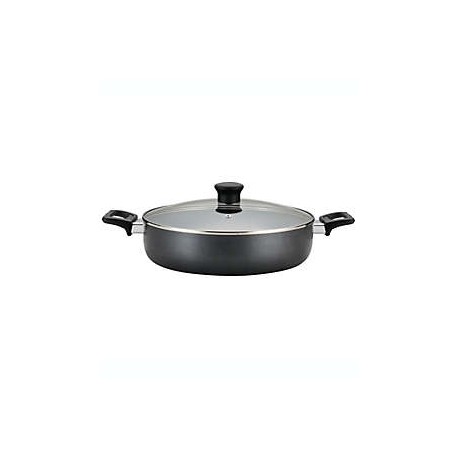 Cacerola de aluminio antiadherente para saltear T-Fal® Pure Cook color negro de 4.73 L