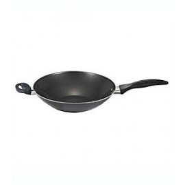 Wok antiadherente de aluminio T-Fal® Pure Cook color negro de 35.56 cm