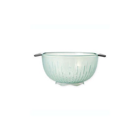 Colador de polipropileno OXO Good Grips® color gris/verde