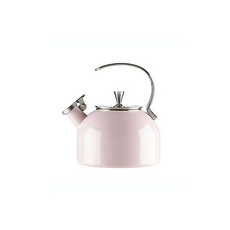 Tetera de acero inoxidable kate spade new york All in Good Taste color rosa