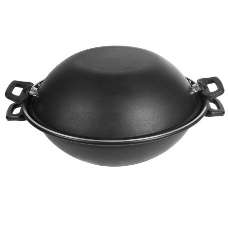 Wok doble de aluminio Cocinart
