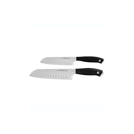 Cuchillos de acero inoxidable santoku J.A. Henckels International® Forged Elite™, Set de 2 pzas.