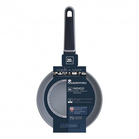 Sartén chico de aluminio fundido Masterpro® Indigo color azul