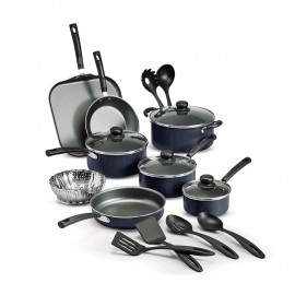 Batería de cocina de aluminio antiadherente Tramontina™, 18 piezas