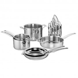 Batería de cocina de acero inoxidable Cuisinart® Smartnest