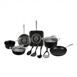 Batería de cocina de aluminio MasterChef®, 12 piezas