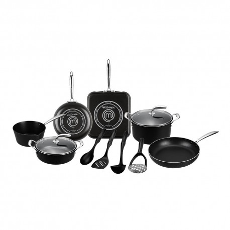 Batería de cocina de aluminio MasterChef®, 12 piezas