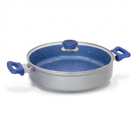 Arrocera de metal Flavorstone™ de 28 cm color azul