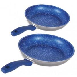 Set de sartenes de aluminio FlavorStone® color azul
