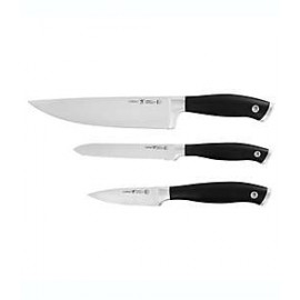 Cuchillos de acero inoxidable Zwilling J.A. Henckels International® Forged Elite™ para principiantes, Set de 3 pzas.