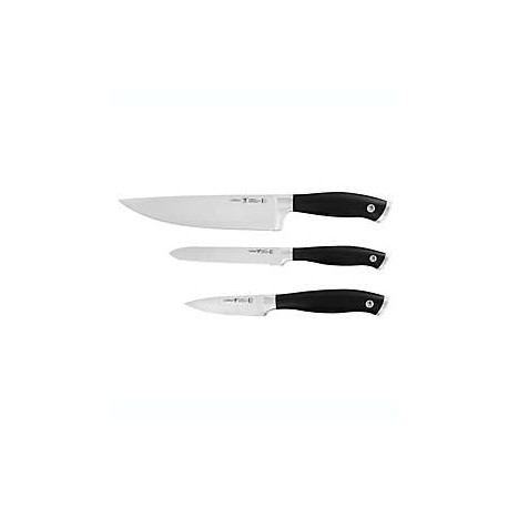 Cuchillos de acero inoxidable Zwilling J.A. Henckels International® Forged Elite™ para principiantes, Set de 3 pzas.
