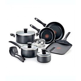 Batería de cocina de aluminio antiadherente Pure Cook T-Fal®, 12 pzas.