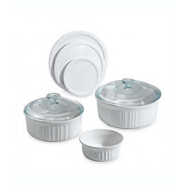 Moldes para hornear de vidrio CorningWare® French White®, Set de 8 pzas