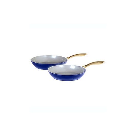 Set de sartenes antiadherentes de aluminio Our Table™ color azul
