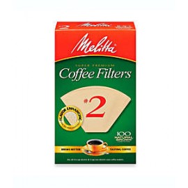 Filtros para café súper premium Melitta® del número dos, 100 pzas