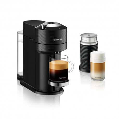 Cafetera Vertuo Next Nespresso® con Aeroccino 3 color negro clásico