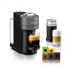 Cafetera Vertuo Next Nespresso® con Aeroccino 3 color gris oscuro