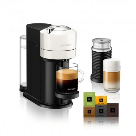 Cafetera Vertuo Next Nespresso® con Aeroccino 3 color blanco