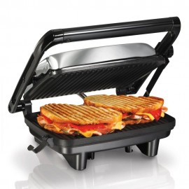 Parrilla para panini Hamilton Beach®color negro