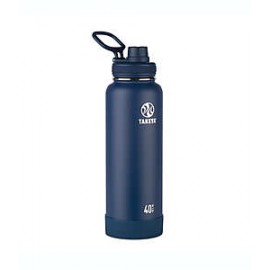 Botella aislada Takeya® Actives de acero inoxidable de 1.18 L color azul media noche