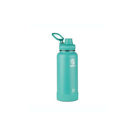 Botella aislada de acero inoxidable Takeya® Actives de 946.35 mL color turquesa