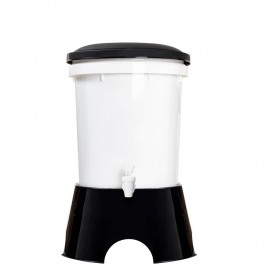 Filtro de agua grande de plástico Ecofiltro® Colors de 20 L color blanco/negro